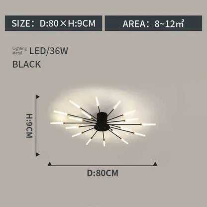 Verthara Premium Modern Art Frame LED Ceiling Light