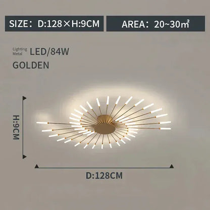 Verthara Premium Modern Art Frame LED Ceiling Light