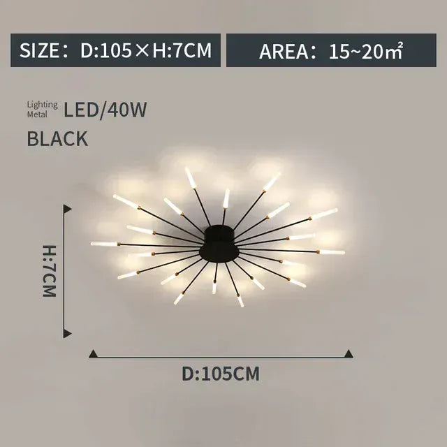 Verthara Premium Modern Art Frame LED Ceiling Light