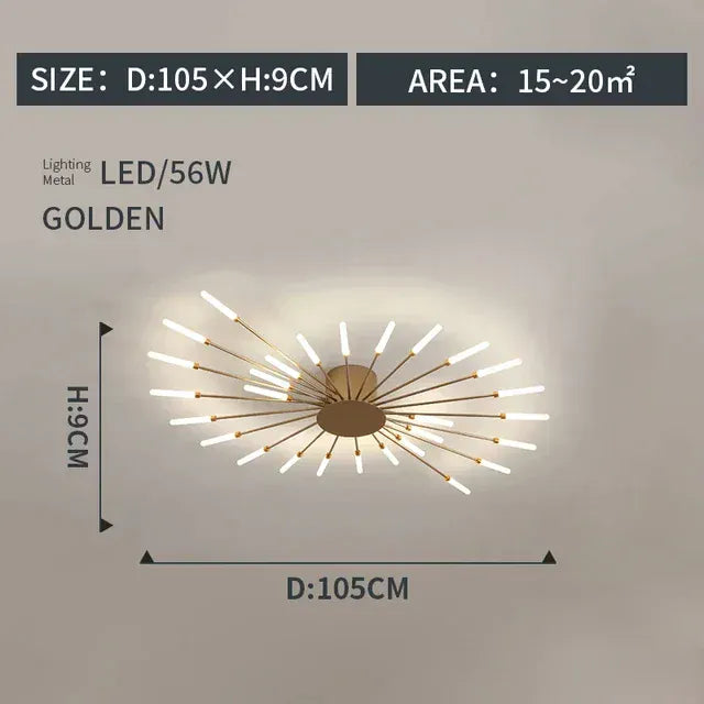 Verthara Premium Modern Art Frame LED Ceiling Light