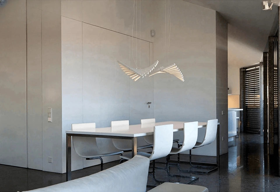 Verthara Premium Modern Dimmable LED Chandelier | 10-Light Iron & Acrylic