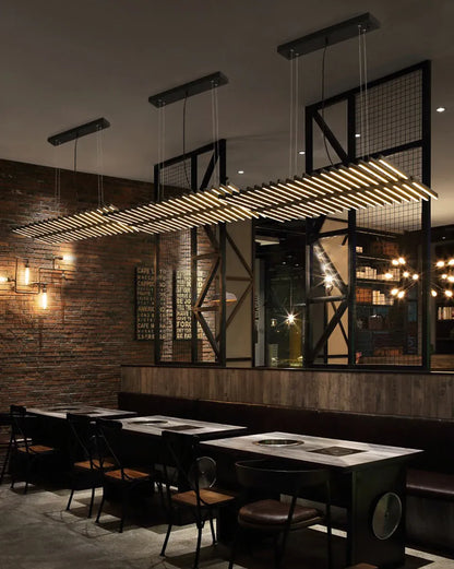Verthara Premium Modern Dimmable LED Chandelier | 10-Light Iron & Acrylic
