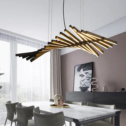 Verthara Premium Modern Dimmable LED Chandelier | 10-Light Iron & Acrylic