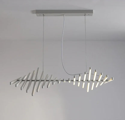 Verthara Premium Modern Dimmable LED Chandelier | 10-Light Iron & Acrylic