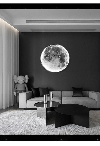Verthara Premium Modern Iron Moon LED Wall Light Dimmable