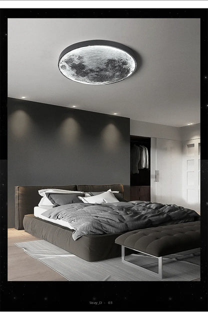 Verthara Premium Modern Iron Moon LED Wall Light Dimmable