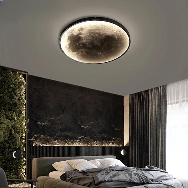 Verthara Premium Modern Iron Moon LED Wall Light Dimmable
