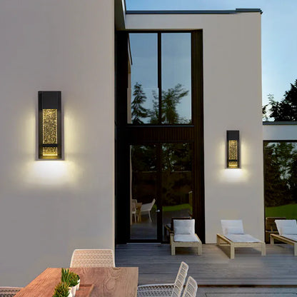 Verthara Premium Modern LED Outdoor Wall Light Dusk to Dawn Sensor
