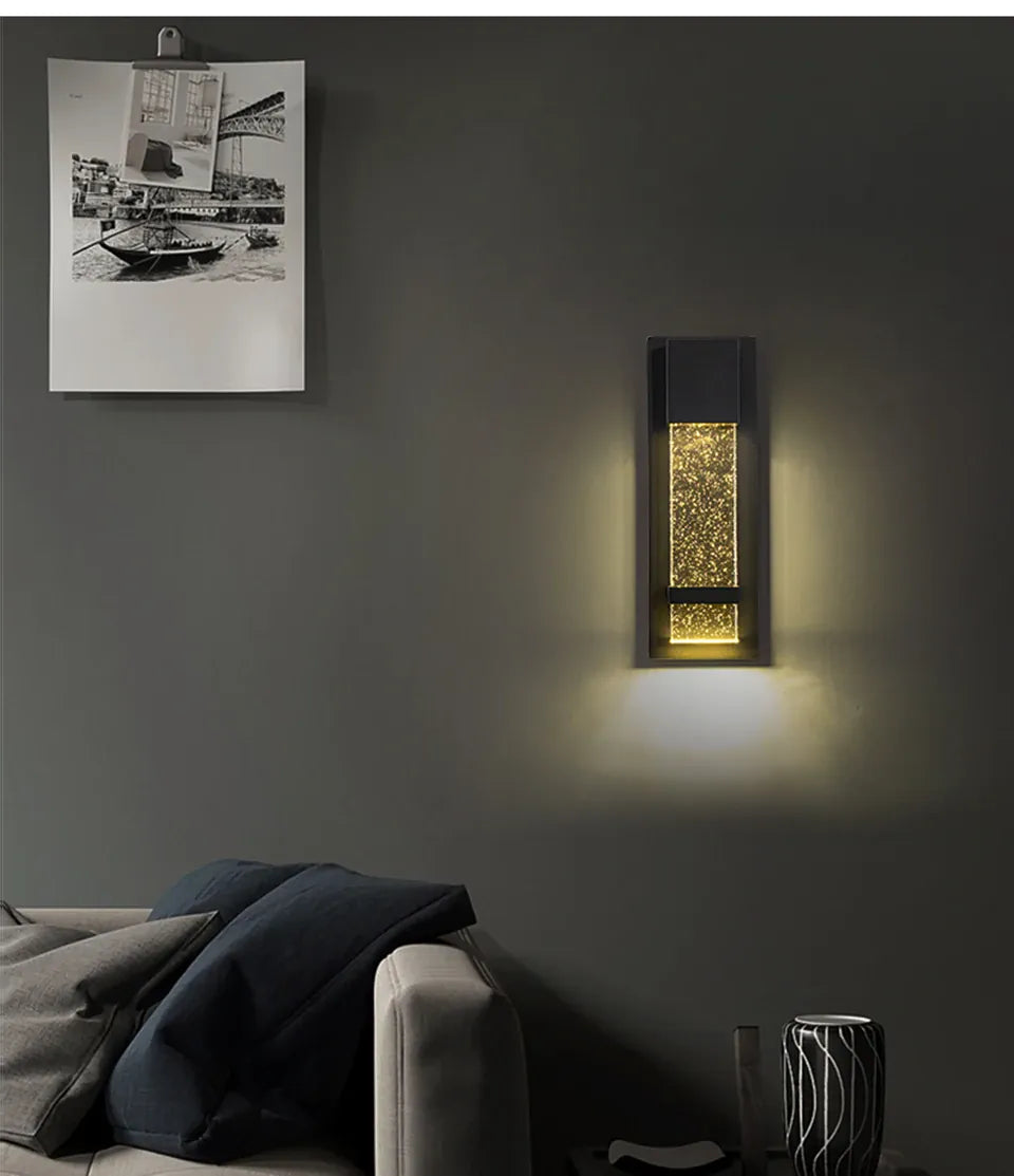 Verthara Premium Modern LED Outdoor Wall Light Dusk to Dawn Sensor