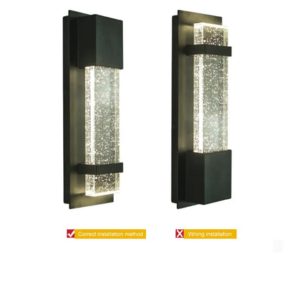 Verthara Premium Modern LED Outdoor Wall Light Dusk to Dawn Sensor