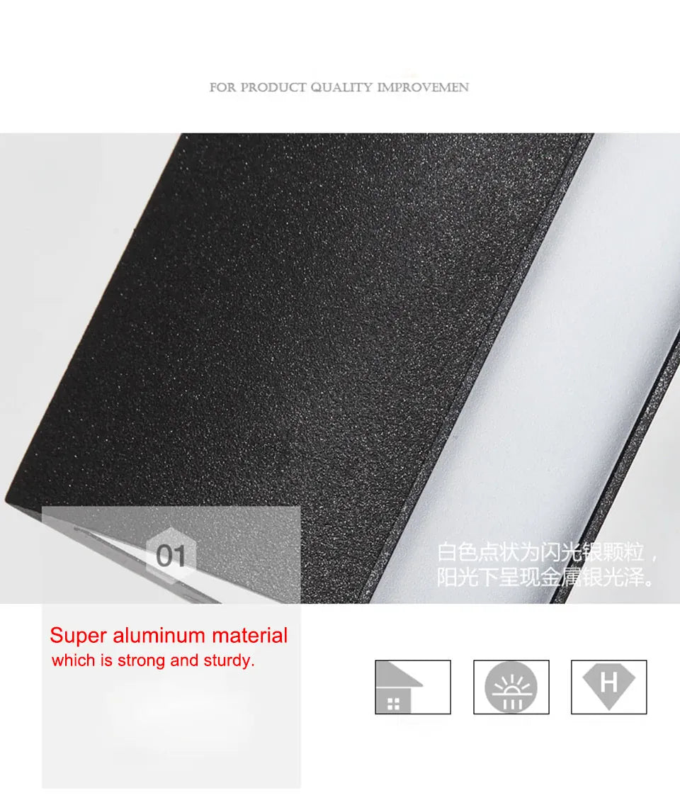 Verthara Premium Modern LED Outdoor Wall Light IP65