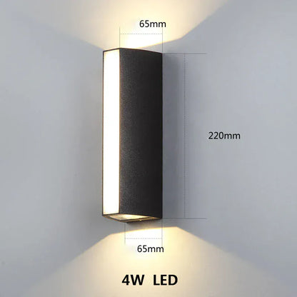Verthara Premium Modern LED Outdoor Wall Light IP65