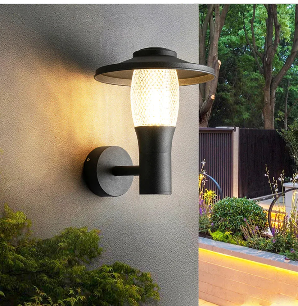 Verthara Premium Modern LED Outdoor Wall Light IP65 Dimmable