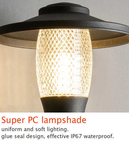 Verthara Premium Modern LED Outdoor Wall Light IP65 Dimmable