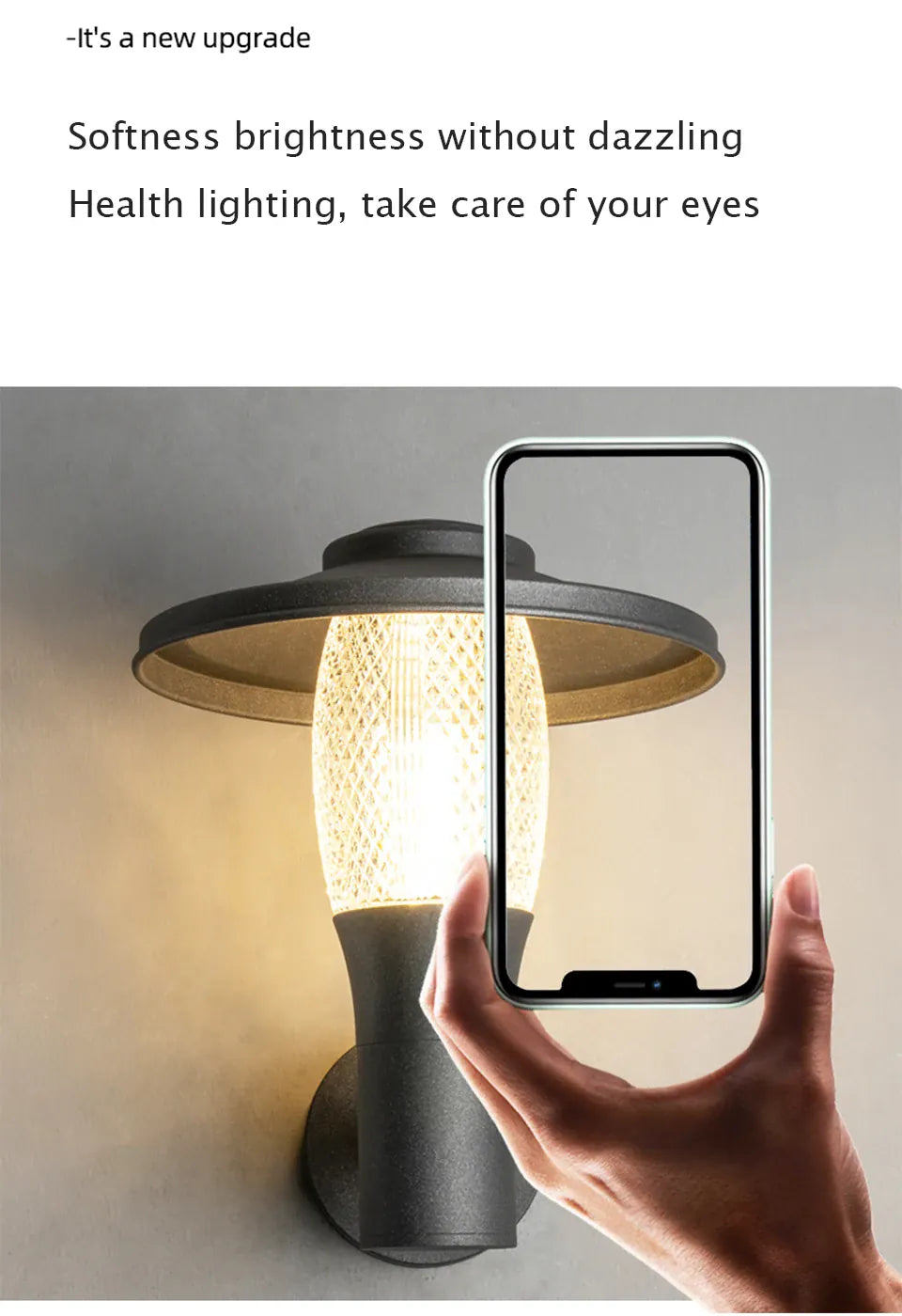 Verthara Premium Modern LED Outdoor Wall Light IP65 Dimmable