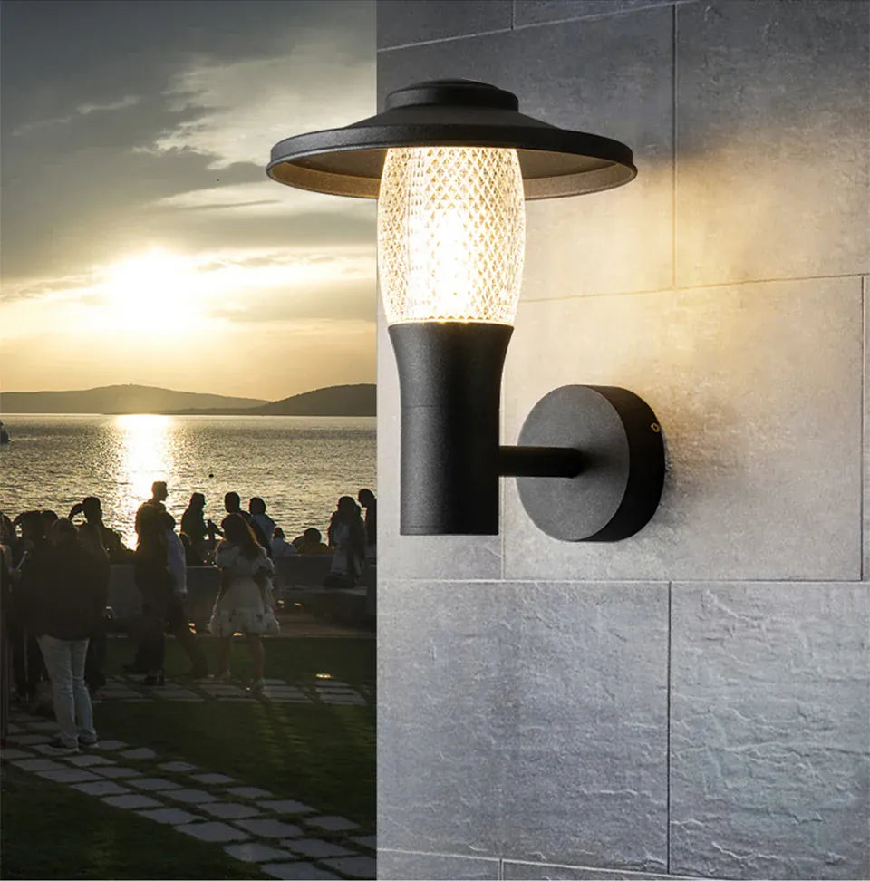 Verthara Premium Modern LED Outdoor Wall Light IP65 Dimmable