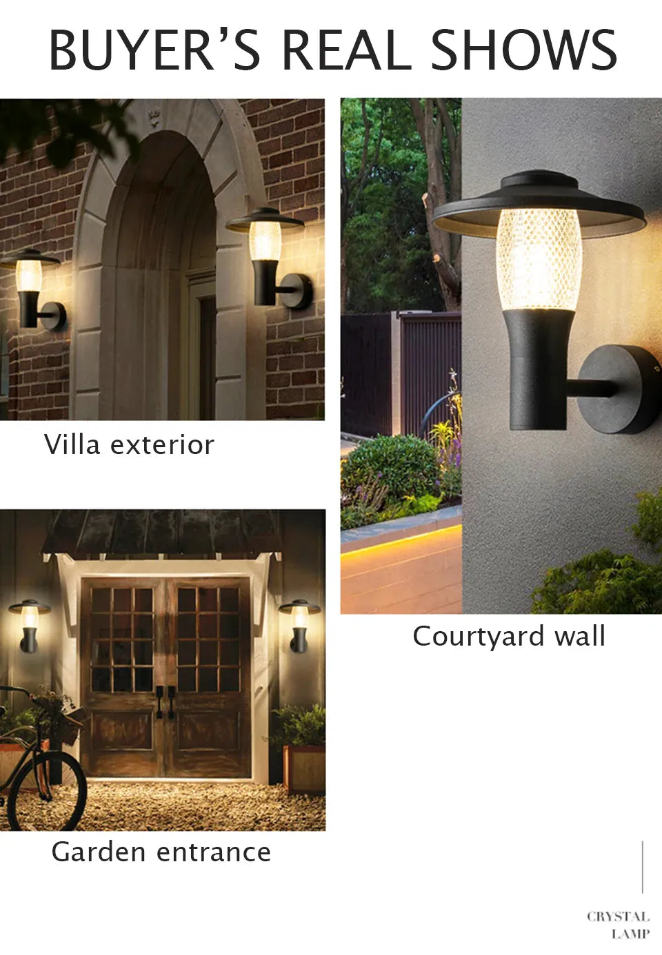 Verthara Premium Modern LED Outdoor Wall Light IP65 Dimmable