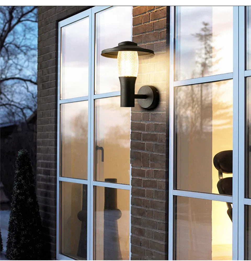 Verthara Premium Modern LED Outdoor Wall Light IP65 Dimmable