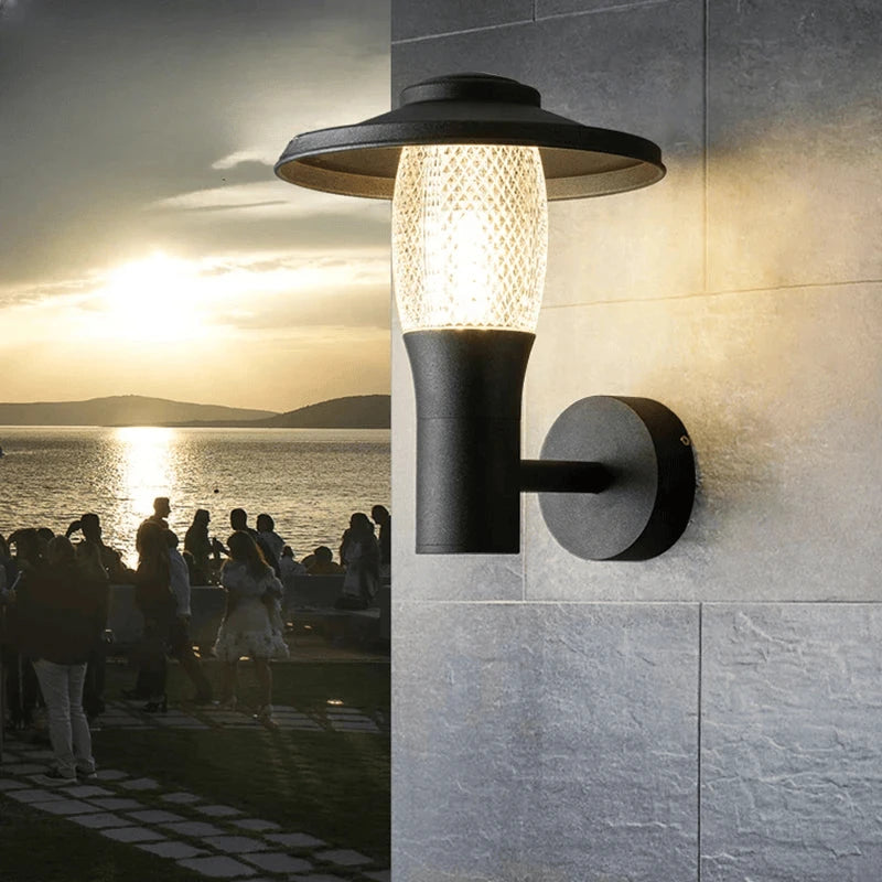 Verthara Premium Modern LED Outdoor Wall Light IP65 Dimmable