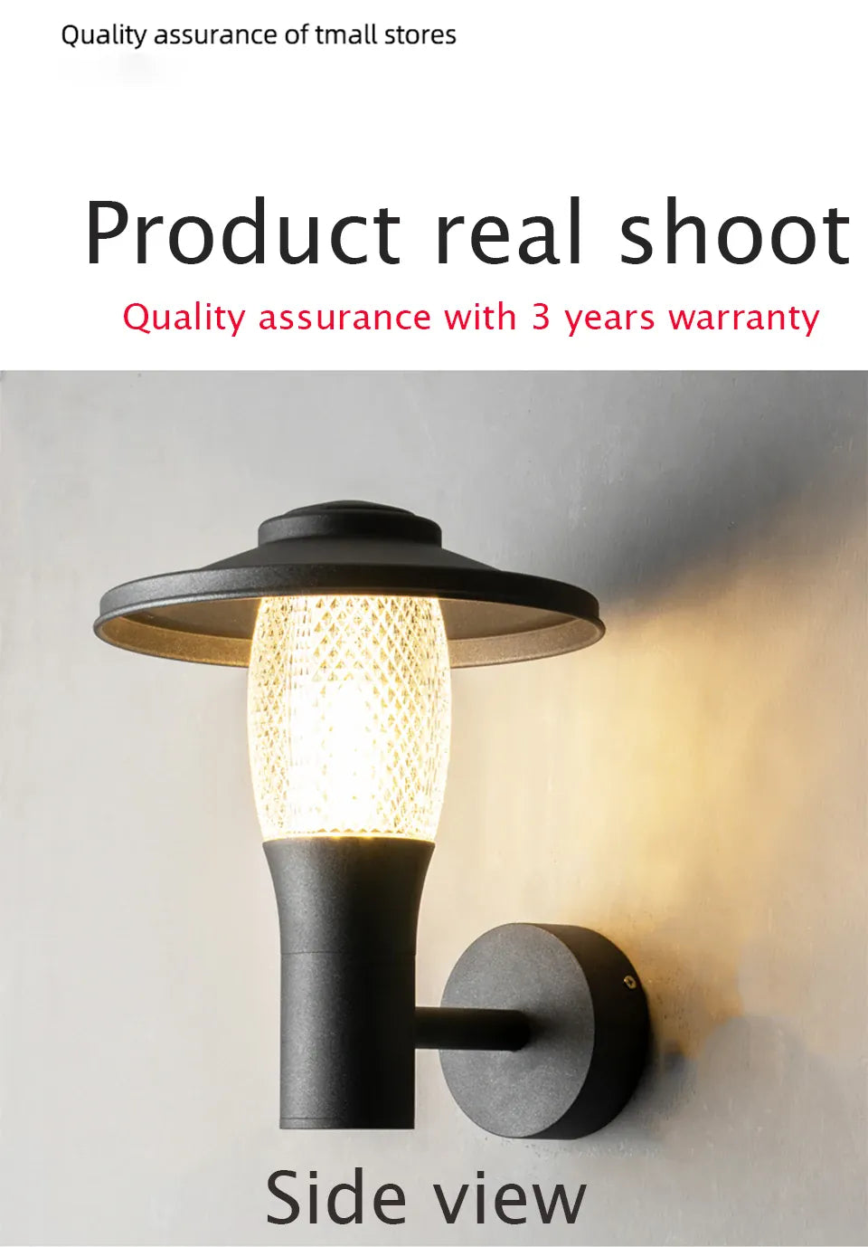 Verthara Premium Modern LED Outdoor Wall Light IP65 Dimmable