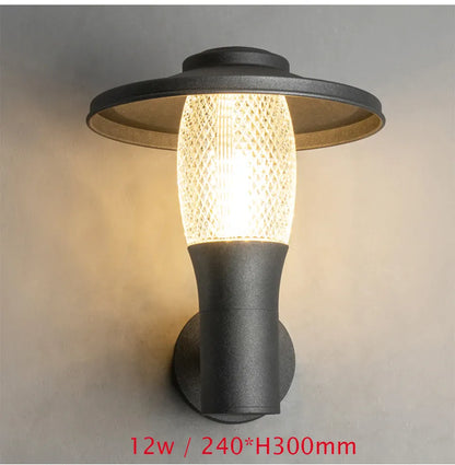 Verthara Premium Modern LED Outdoor Wall Light IP65 Dimmable
