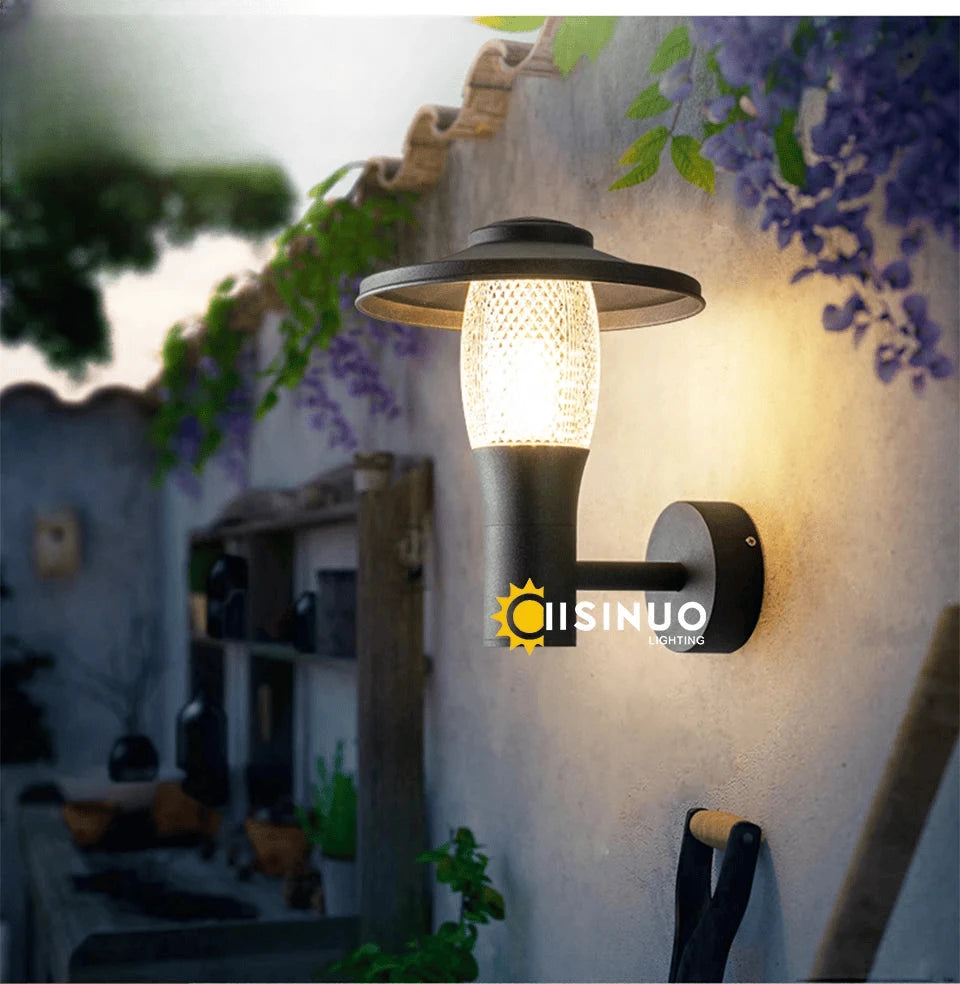 Verthara Premium Modern LED Outdoor Wall Light IP65 Dimmable
