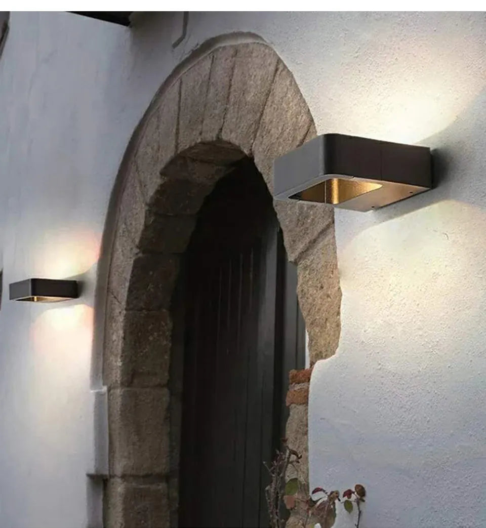 Verthara Premium Modern LED Outdoor Wall Light IP65 Dimmable