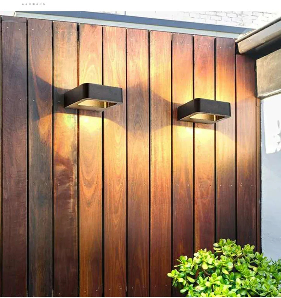 Verthara Premium Modern LED Outdoor Wall Light IP65 Dimmable