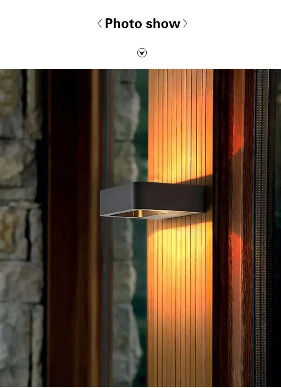 Verthara Premium Modern LED Outdoor Wall Light IP65 Dimmable