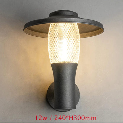 Verthara Premium Modern LED Outdoor Wall Light IP65 Dimmable