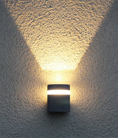 Verthara Premium Modern LED Outdoor Wall Light IP65 Dimmable 6W