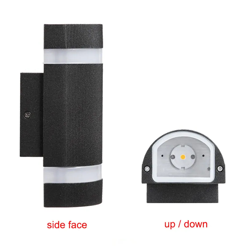 Verthara Premium Modern LED Outdoor Wall Light IP65 Dimmable 6W