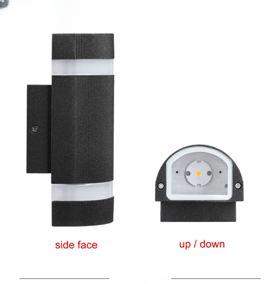 Verthara Premium Modern LED Outdoor Wall Light IP65 Dimmable 6W