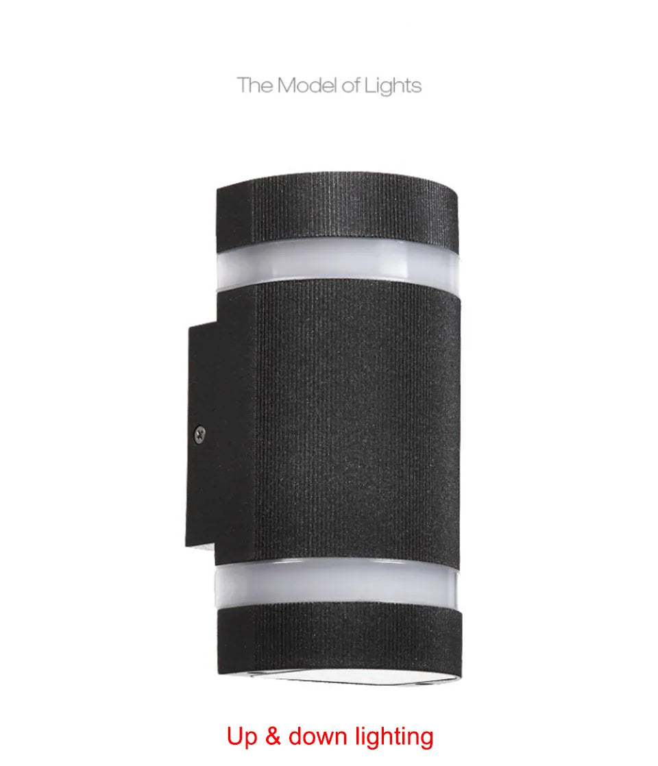 Verthara Premium Modern LED Outdoor Wall Light IP65 Dimmable 6W