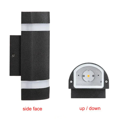 Verthara Premium Modern LED Outdoor Wall Light IP65 Dimmable 6W