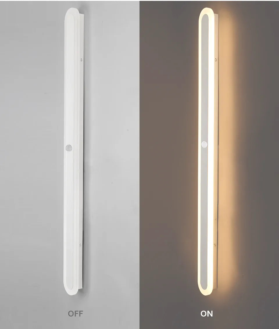 Verthara Premium Modern LED Outdoor Wall Light with Motion Sensor