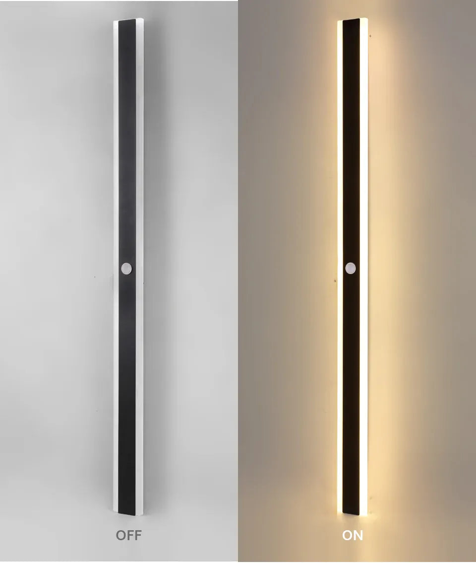 Verthara Premium Modern LED Outdoor Wall Light with Motion Sensor