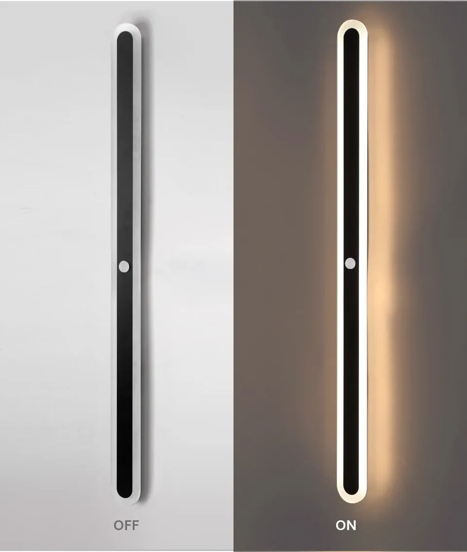 Verthara Premium Modern LED Outdoor Wall Light with Motion Sensor
