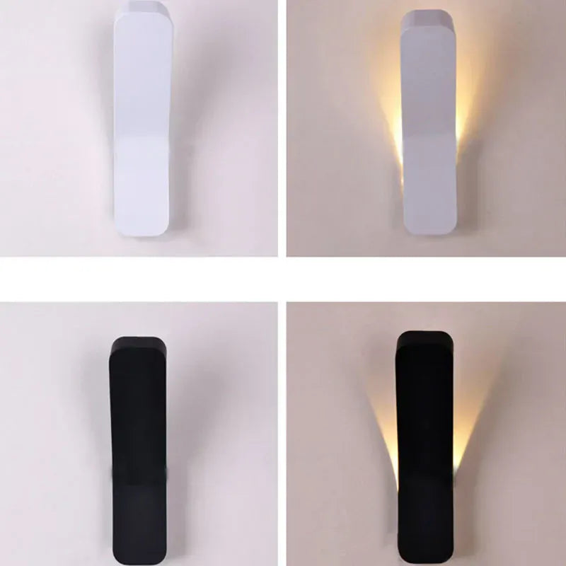 Verthara Premium Modern LED Wall Light - Wall Mounted - Adjustable Brightness - Indoor Use - White and Warm White - Stylish Iron Design