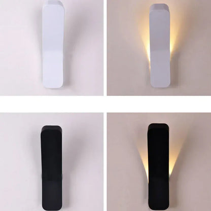 Verthara Premium Modern LED Wall Light - Wall Mounted - Adjustable Brightness - Indoor Use - White and Warm White - Stylish Iron Design