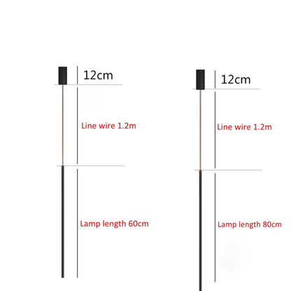 Verthara Premium Modern Linear LED Pendant Light Dimmable 3 Colours