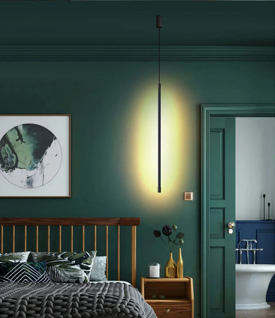 Verthara Premium Modern Linear LED Pendant Light Dimmable 3 Colours