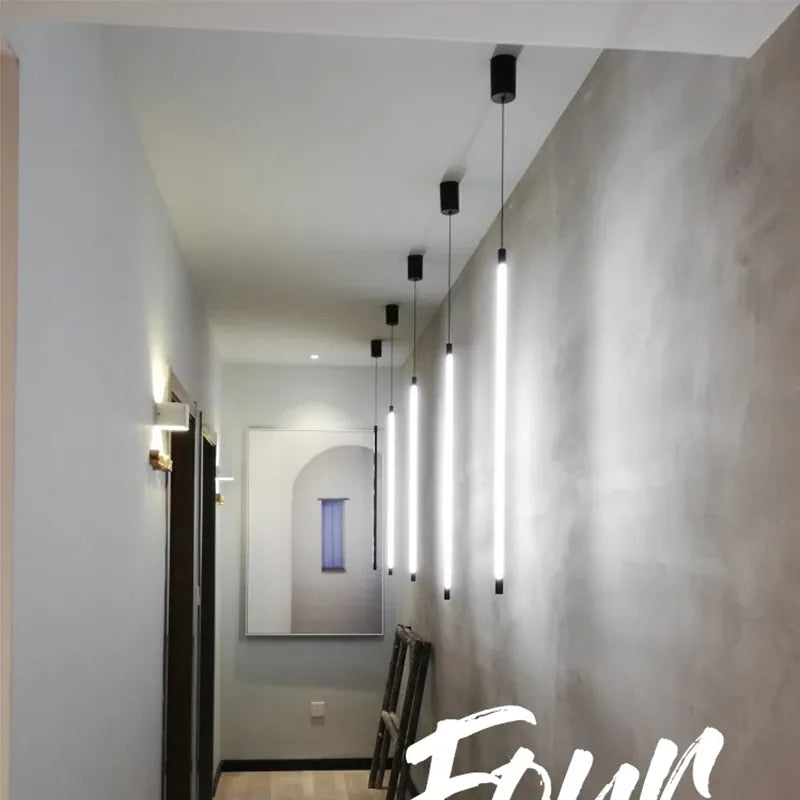 Verthara Premium Modern Linear LED Pendant Light Dimmable 3 Colours