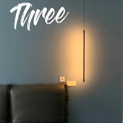 Verthara Premium Modern Linear LED Pendant Light Dimmable 3 Colours