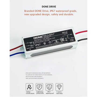 Verthara Premium Modern Outdoor Wall Lamp – IP67 Waterproof Aluminum Sconce Light for Garden and Porch – Exterior Wall Lights in Black and White