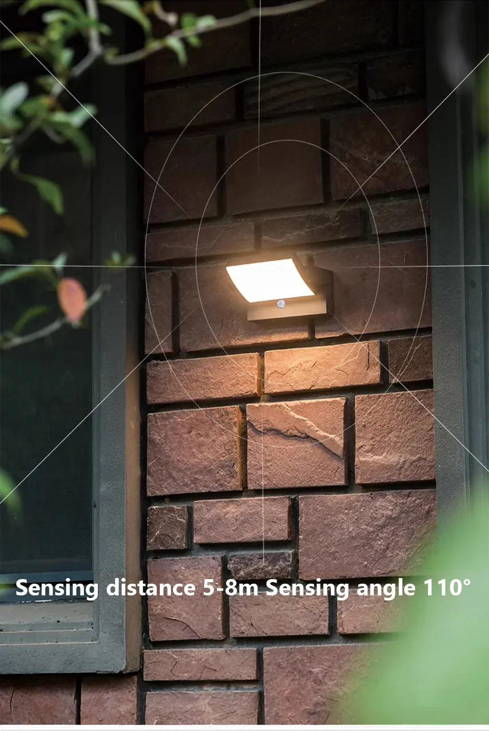 Verthara Premium Motion Sensor Outdoor LED Wall Light