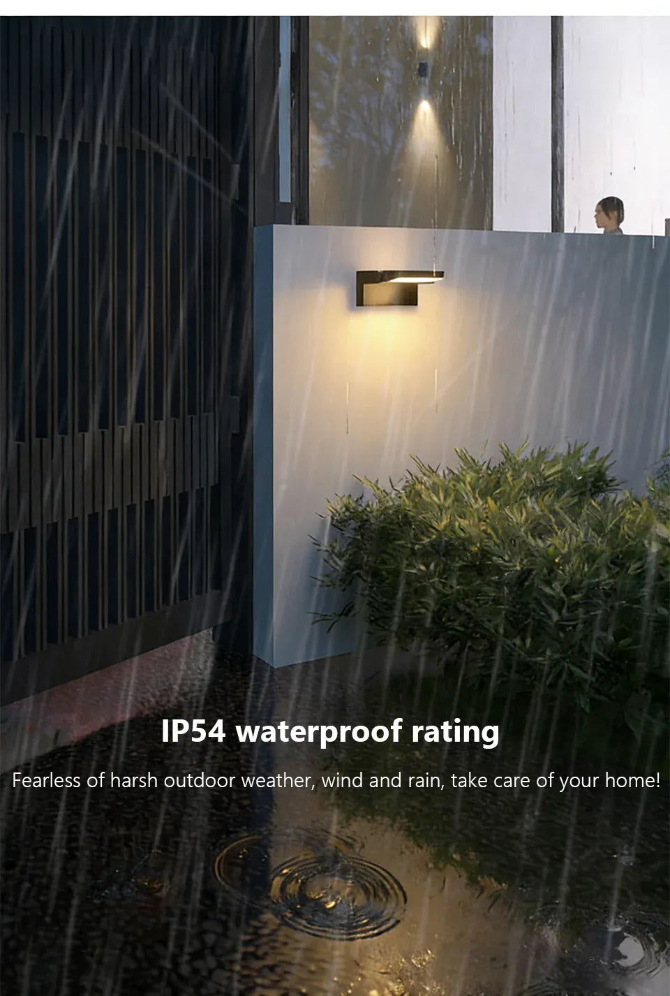 Verthara Premium Motion Sensor Outdoor LED Wall Light