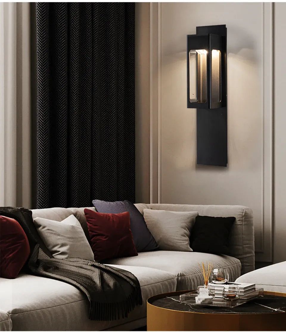 Verthara Premium Motion Sensor Outdoor LED Wall Sconce