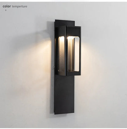 Verthara Premium Motion Sensor Outdoor LED Wall Sconce