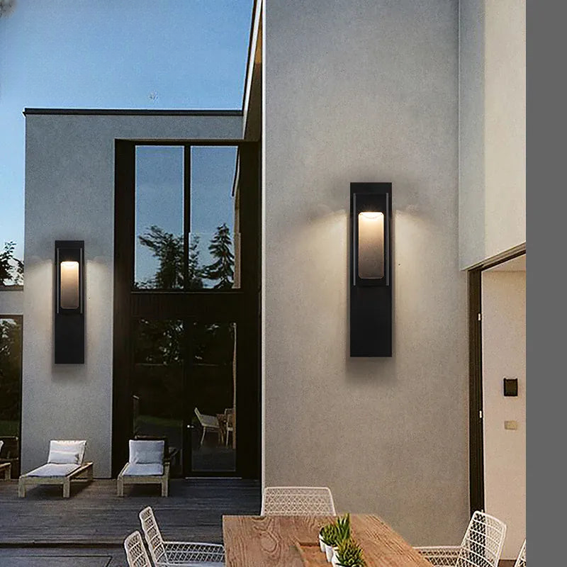 Verthara Premium Motion Sensor Outdoor LED Wall Sconce